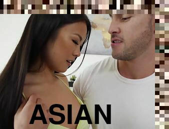 Cute asian teen Lulu Chu amazing porn video