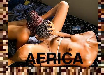 African Lesbians - Hot Babes Play Hide & Seek Find My Clit With Your Lips