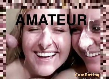 amatør, babes, cumshot, tenåring, gal, ludder, ung-18, facial, europeisk, bukkake