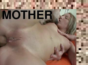 Chesty Mother Take Knob Hard Young Son - Handjob