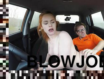 Ryan Ryder enjoys car fuck with Ella Hughes