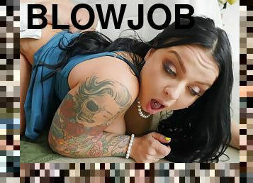 store-pupper, brud, pussy, blowjob, riding, frekk, bryllup, barbert, cowgirl, tattoo