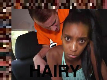 Interracial sex in the car with Asia Rae