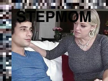 Stepmom has fun with her hung stepson