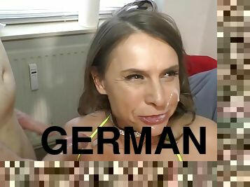 German big tits mommy get amateur porn creampie