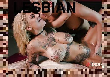 Filthy lesbian sex Ryan Keely and Bonnie Rotten