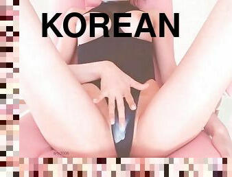 Korean webcam model with super perky tits