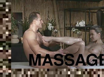 Flirty minx raunchy Massage video