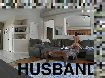 Her Husband Caught us on Security Cams