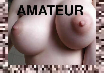 gros-nichons, amateur, naturel, webcam, gros-seins, seins, solo, gaie