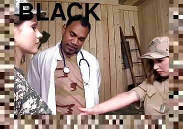Military Babes Get Their 1st Taste of Interracial Hardcore