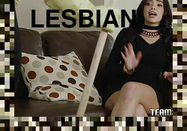 Awesome Latina girl Selena Santana enjoys steaming hot lesbian sex