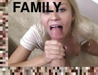 najstnice, pov, prihaja, družina, blond, sestra