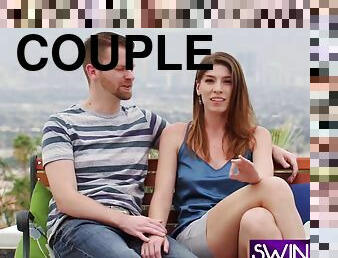Couples have groupsex in Swing mansion.