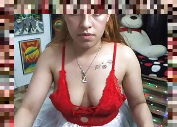 amateur, adolescente, casero, latino, lencería, webcam, bailando, blanca, morena