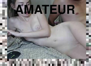 amateur, ados, maison, webcam