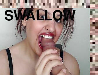 Swallow I Have Ever Seen - Teen Deepthroat Huge Cock And Facials. 6 Min