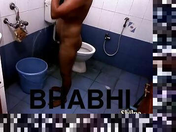 bañando, masturbación, hardcore, indio, ducha