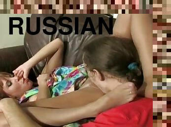 Foot fetish of Russian matures in pantyhose