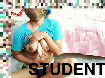 College student Ritu Sen masturbates with a radish