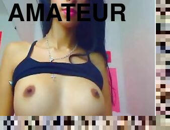 amateur, anal, adolescente, webcam, consolador