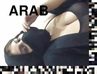 мастурбація, арабка, гарна-повна-жінка, дражнити