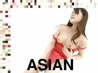 Lt9 asian race queen in leotard and vibrator