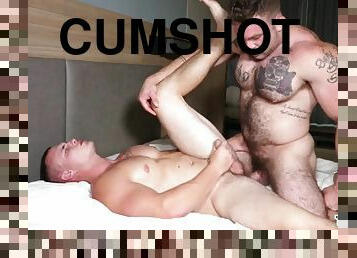 Muscle son anal sex and cumshot