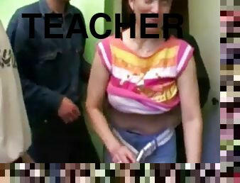 nauczycielka, spodnie