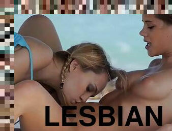 Lesbian caprice & leila from xart