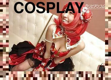 Cosplayer love saotome in creampie photo session 1 carib