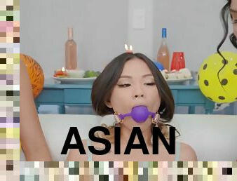 ázijské, pička, fajka, teenagerské, hardcore, pornohviezda, skrútené, ázijské-teenagerky