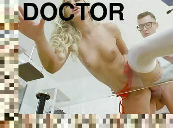 Perky Tits Blonde Obeys to Doctor's Orders w Charlie Dean - medical fetish