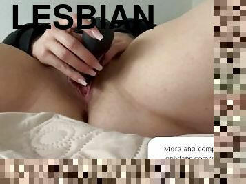 orgasmi, ruikkiminen, lesbo-lesbian, koosteet, sormettaminen, dildo, soolo