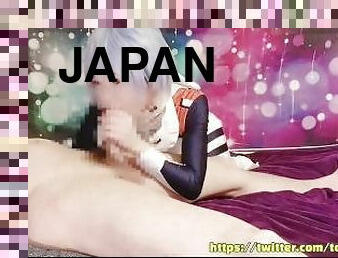 Beautiful Japanese anime cosplay girl gives a deliciousblowjob/?????