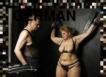 GERMAN FAT WOMAN GETS BDSM