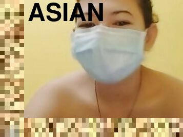 asiatiche, capezzoli, mogli, biancheria-intima, webcam