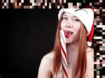 ASMR Redhead - Christmas Special : Candy Cane Sticky So