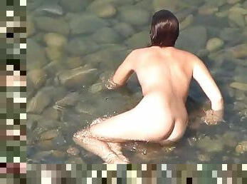 nudist, strand