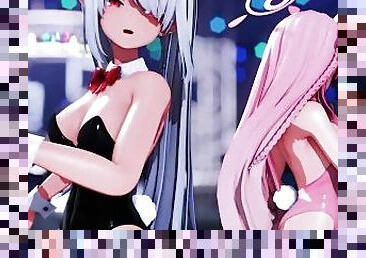 ?MMD ???????? 4k/60fps??Iori (?????) Hanako (?????)?~?????????Heart Pie Dancehall HIMEHINA?