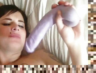 doggy, blowjob, cumshot, milf, hjemmelaget, par, pov, naturlig, dildo, brunette