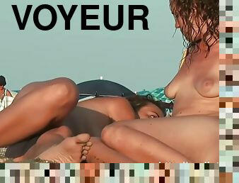 cam, plage, voyeur, caché