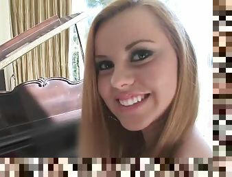 Skinny slut Jessie Rogers fucked hard