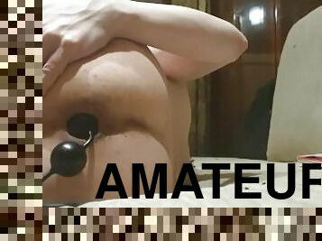 gammel, russisk, amatør, anal, legetøj, hjemmelavet, ung-18, dildo, ældre, solo