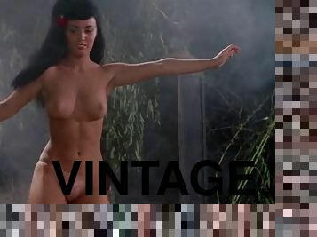 Groovin in the graveyard - vintage topless dancer from the 60s