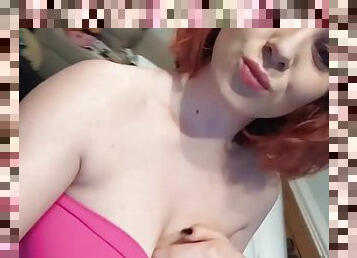klit, brystvorter, amatør, hardcore, fingering, rødhåret, webcam, påklædt-sex