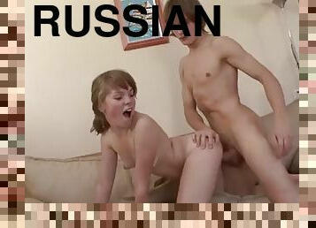 Russian aphrodisiac brunette babe Ira gets nailed good