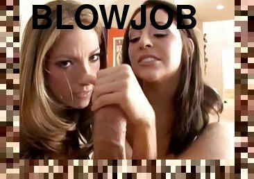 Jenna Haze  Gracie Glam Suck Your Cock Together POV Blowjob