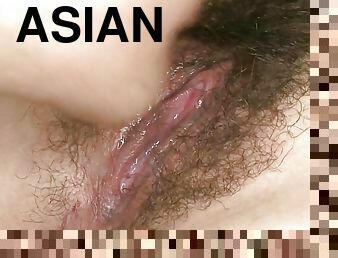 asiatique, gros-nichons, poilue, chatte-pussy, amateur, japonais, compilation, pute, gode, seins