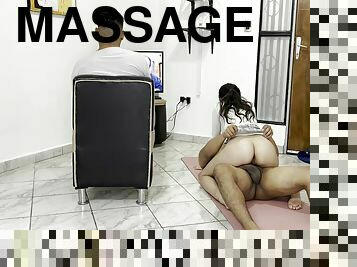 I Give Massages To My Perverted Brother-in-law Next To My Husband Who Is Distracted Watching Tv P1